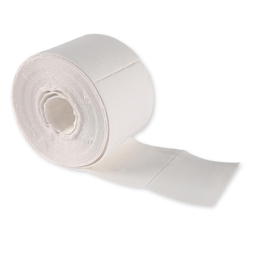 20 Stück Hygostar Zellstofftupfer auf Rolle, weiß, B: 10cm, L: 8cm, Zelletten Pads, Zellstofftupfer, Zellstoffpads