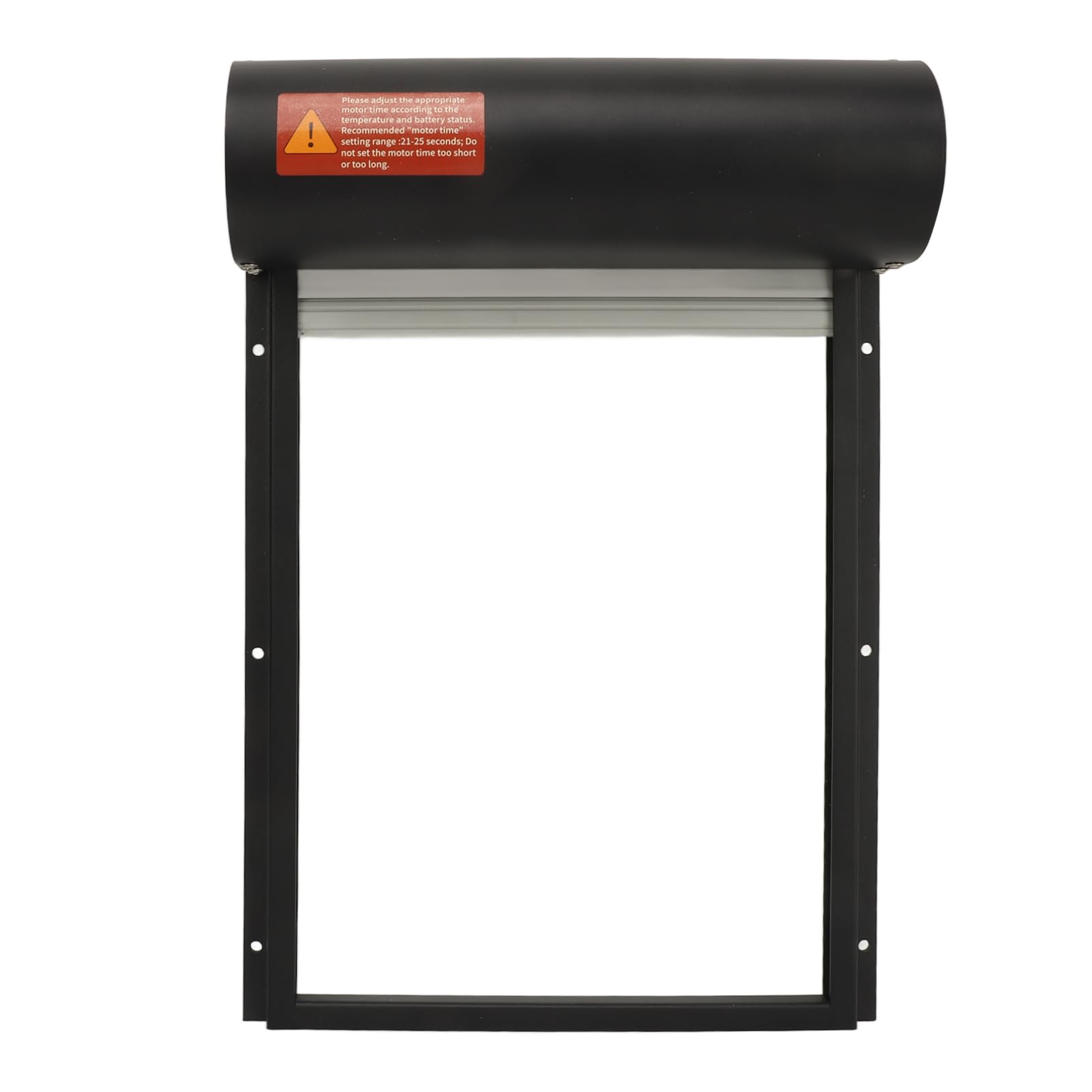 XUMIUZIY Puerta Automática del Gallinero del Contador de Tiempo del LED, Abridor con Pilas para la Puerta del Gallinero de la Granja Avícola (Black)