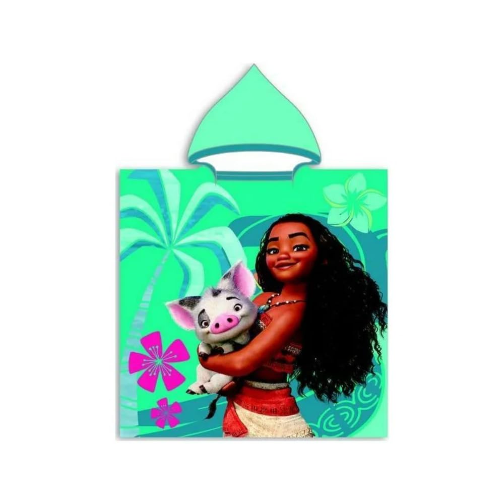 Poncho De Bain Vaiana Disney- Poncho De Bain À Capuche Vaiana Disney