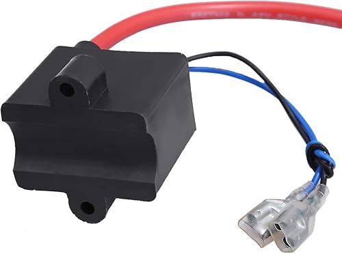 Miniatura 4 de Anxingo Kit de bobina de encendido CDI para bicicleta motorizada con motor de 2 tiempos de 49-80 cc, incluyendo bobina Magneto + bujía