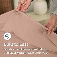 Vista 418 de King Fitted Bed Sheet - Bottom Single Fitted Sheet Only - Ultra-Soft Hotel Luxury Bedding w/ 8-16 Inch Deep Pockets - Breathable, Cooling & Wrinkle