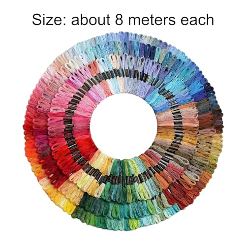 Fil à broder en coton doux pour patchwork | Lot de 100 écheveaux de qualité supérieure