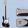 Bonnlo Gjazz Electric Bass Guitar 4 String Full Size for Beginner Right Hand with Shoulder Strap, Wrench Tool, Power Line and Bag (Black) #5