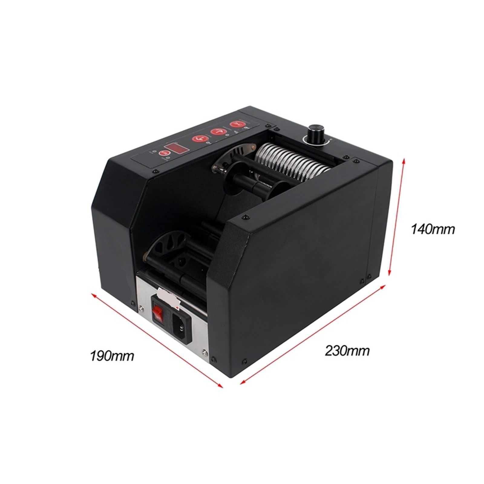 Dispensador de Cinta, Máquina cortadora de cinta automática 8-80 mm, papel, dispensadora, máquina embalaje
