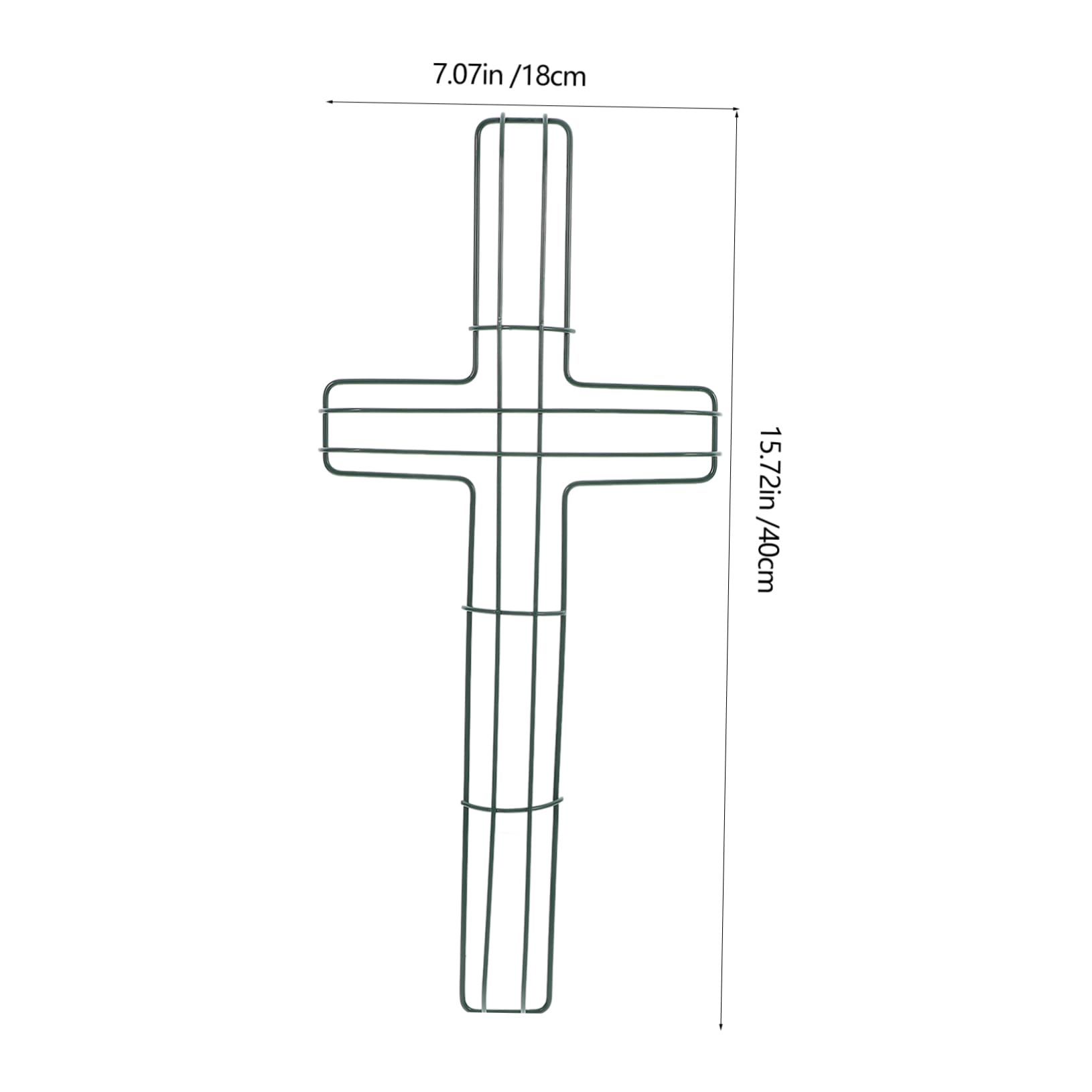 STOBAZA Garland h Hoop Wall Wreath Frame Flower Arrangement Rack DIY Wreath Forms