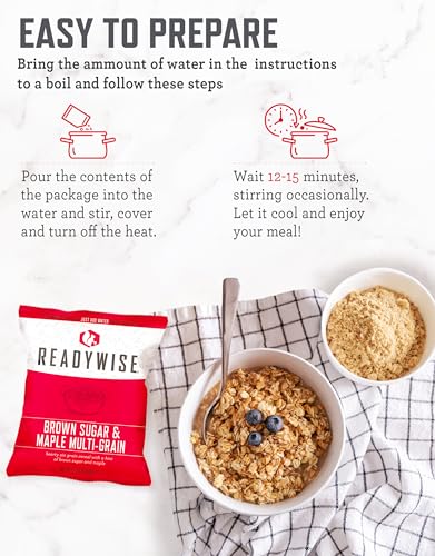 Image of READYWISE Emergency Food Survival Supply Breakfast Bucket, 120 Servings