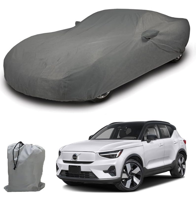 Image of ARCUATE Triple Layer Custom fit Car Body Cover for Volvo XC40 Recharge |Top Layer Dustrproof | Middle Layer Waterproof | Bottom Layer Scratch Protection | Outdoor Indoor Fabric