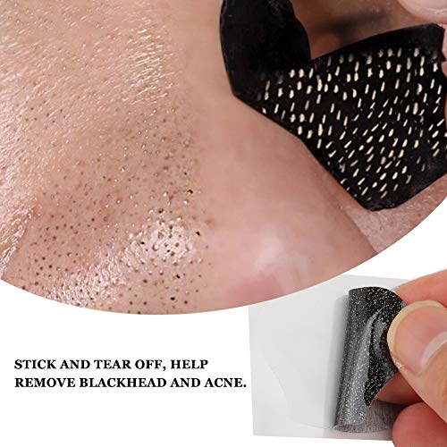 100Pcs Blackhead Pore Strips, Bamboo Charcoal Blackhead Removal Nose Sticker Acness Peel Off Nose Paste Pore Strips Nose Cleaning Nose Sticker #TOP3