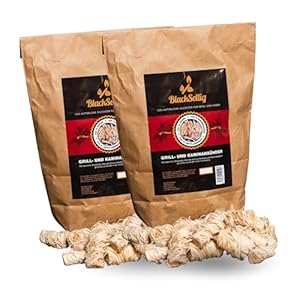 Blackselig Anzündwolle Feueranzünder (ca. 100 Stück)