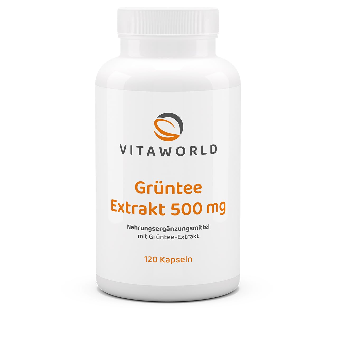 3er Pack Vita World Grüntee Extrakt 500mg 360 Kapseln Grüner Tee Deutsche Apotheker-Herstellung First Flush hochwertige Ernte 7% Coffein - Vegan