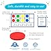 130 PCS Jumbo Magnetic Ten Frame Set, Ten Frames Class Set, Math Manipulatives for Kindergarten, PreK, Preschool, Math Counters, Games for Kids, Magnetic Counters, Teacher and Homeschool Supplies
