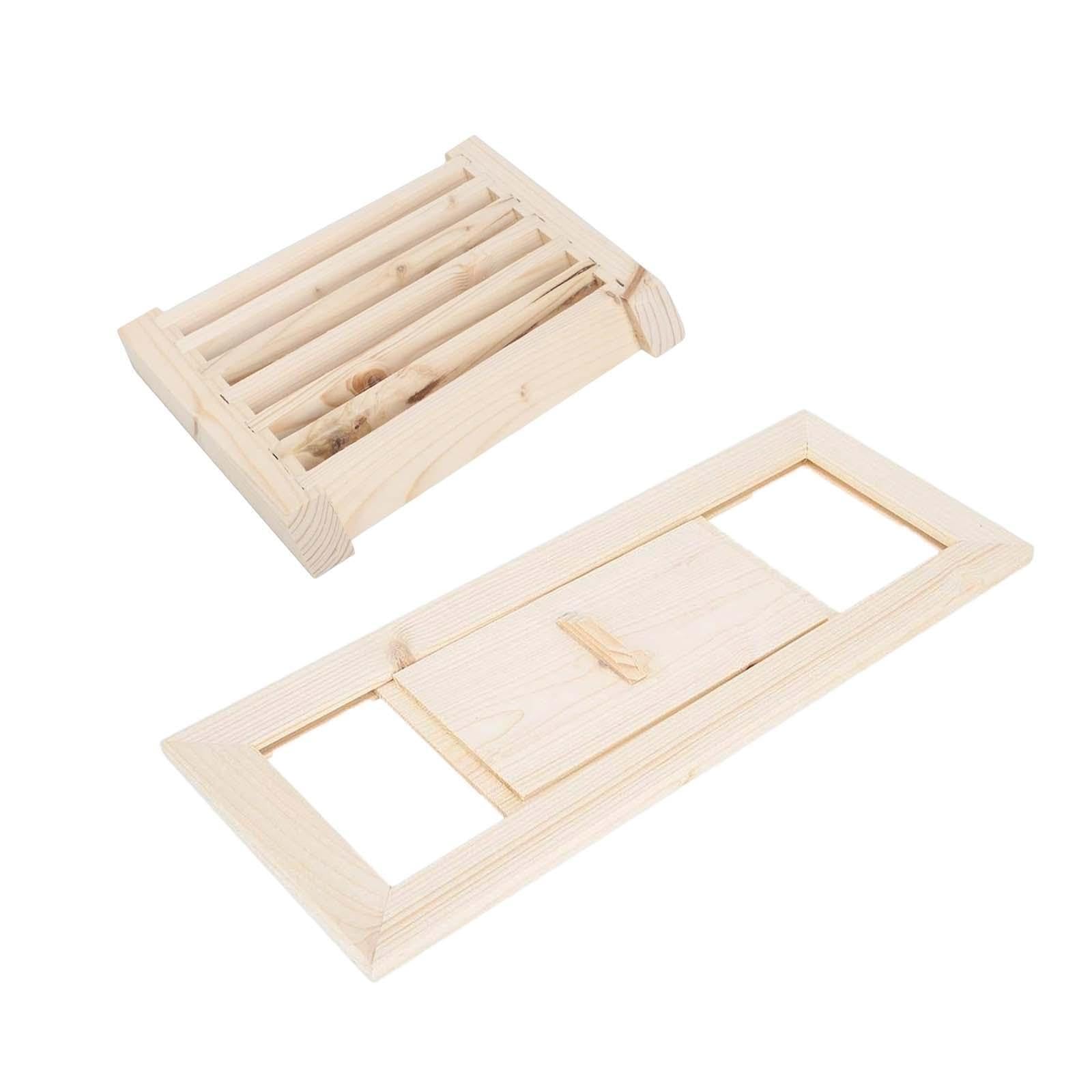 mophrati Wooden Ventilation Louver Smooth DIY Sauna Setup Provides