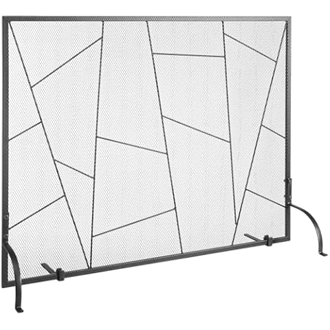 VEVOR Sturdy Iron Mesh Fireplace Screen Cover
