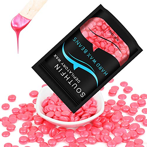 NEOHIPO Hard Wax Beans for Painless Hair Removal Large Pearl Beads suitable for Wax Warmers at Home Waxing(Rose)