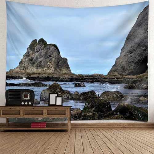 Tapisserie paysages marins decoration murale chambre style nature