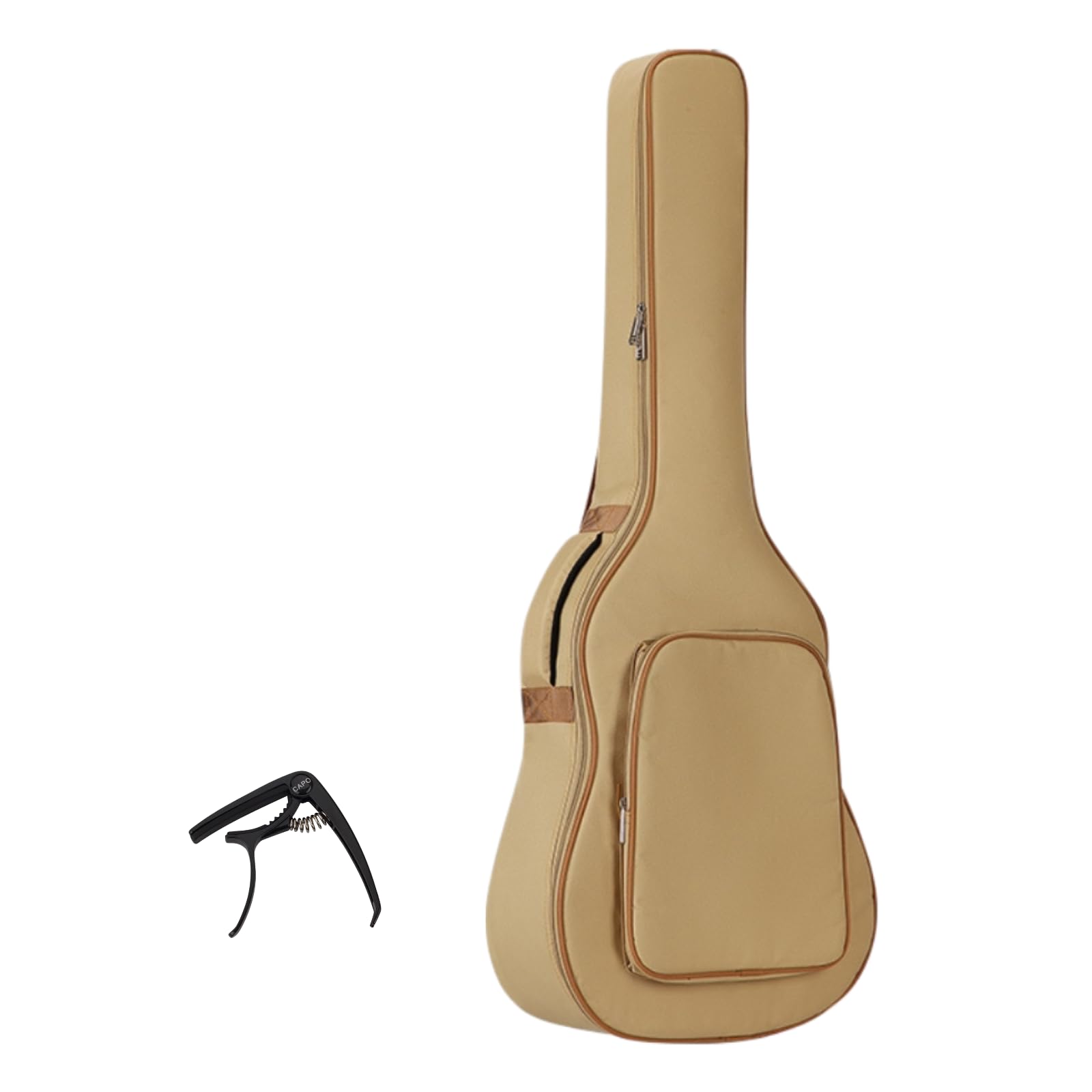 Funda 40/41" Guitarra Oxford 420D Impermeable Acolchada Incluye Cejilla | Funda 420D impermeable acolchada para guitarra. Correa ajustable, bolsillo frontal. Incluye cejilla. Ligera y portable.
