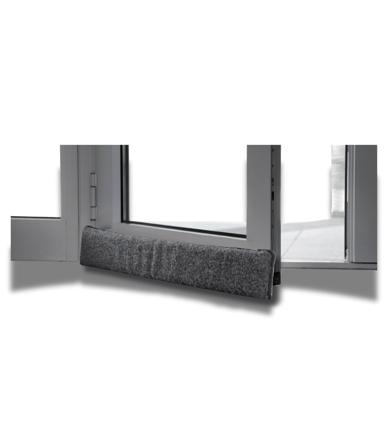 K. & N. - Paraspifferi in lana vergine 550 per porte, 100 cm, colore: Antracite