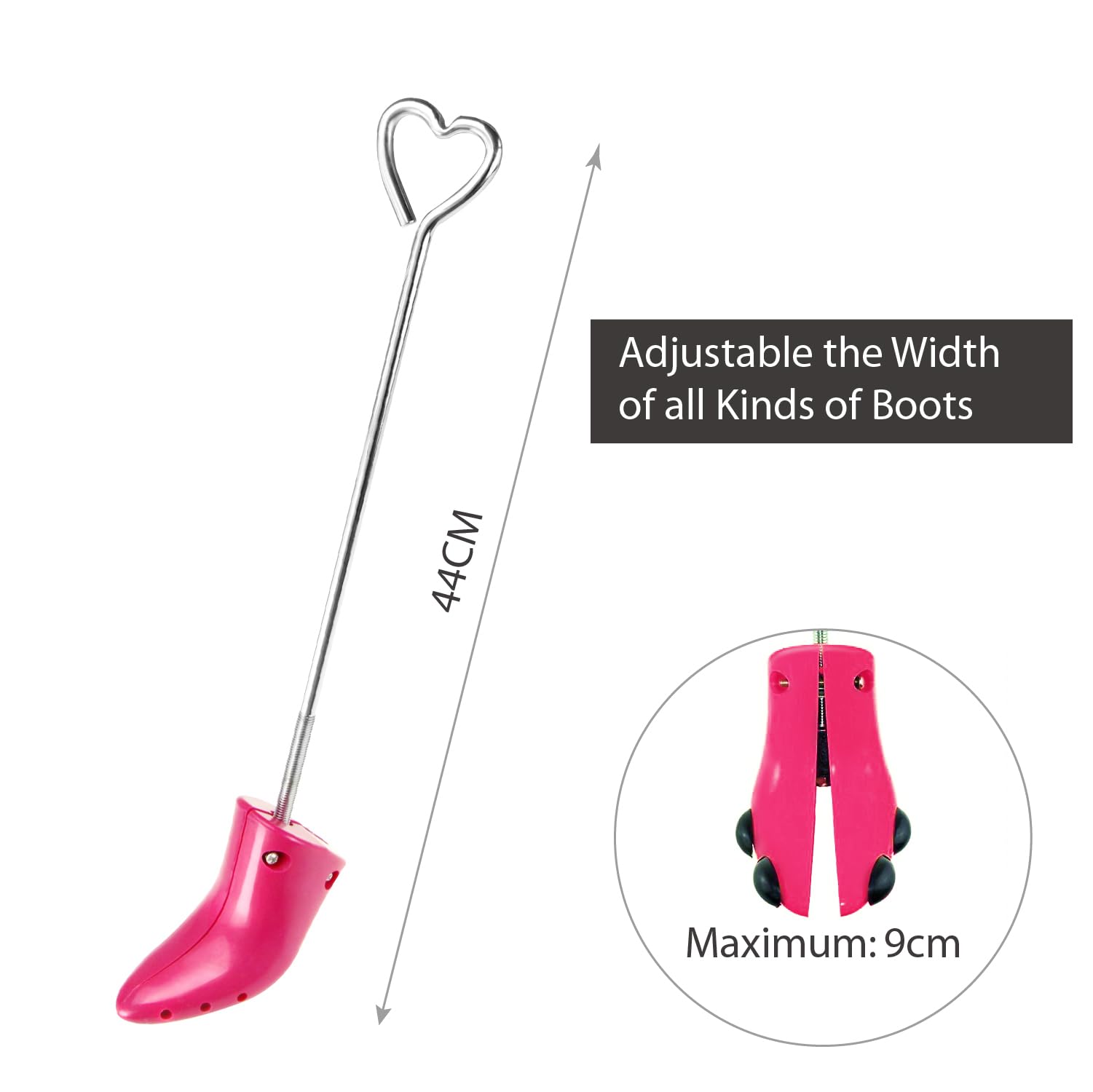 CuteHome Boot Stretchers (1 Pairs),Shoe Stretcher,High heel shoe stretcher- Expands width of shoes,Size UK 2.5-7.5