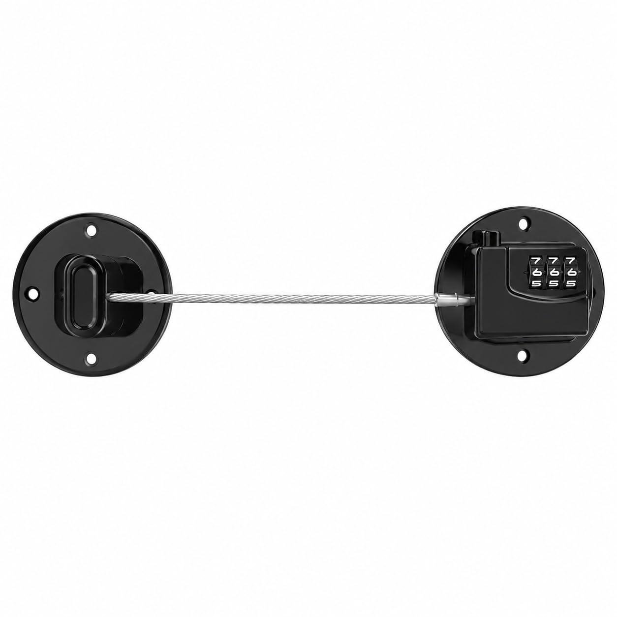 Fridge Lock 3 Digit Combination Lock Child Safety Cabinet Lock Black