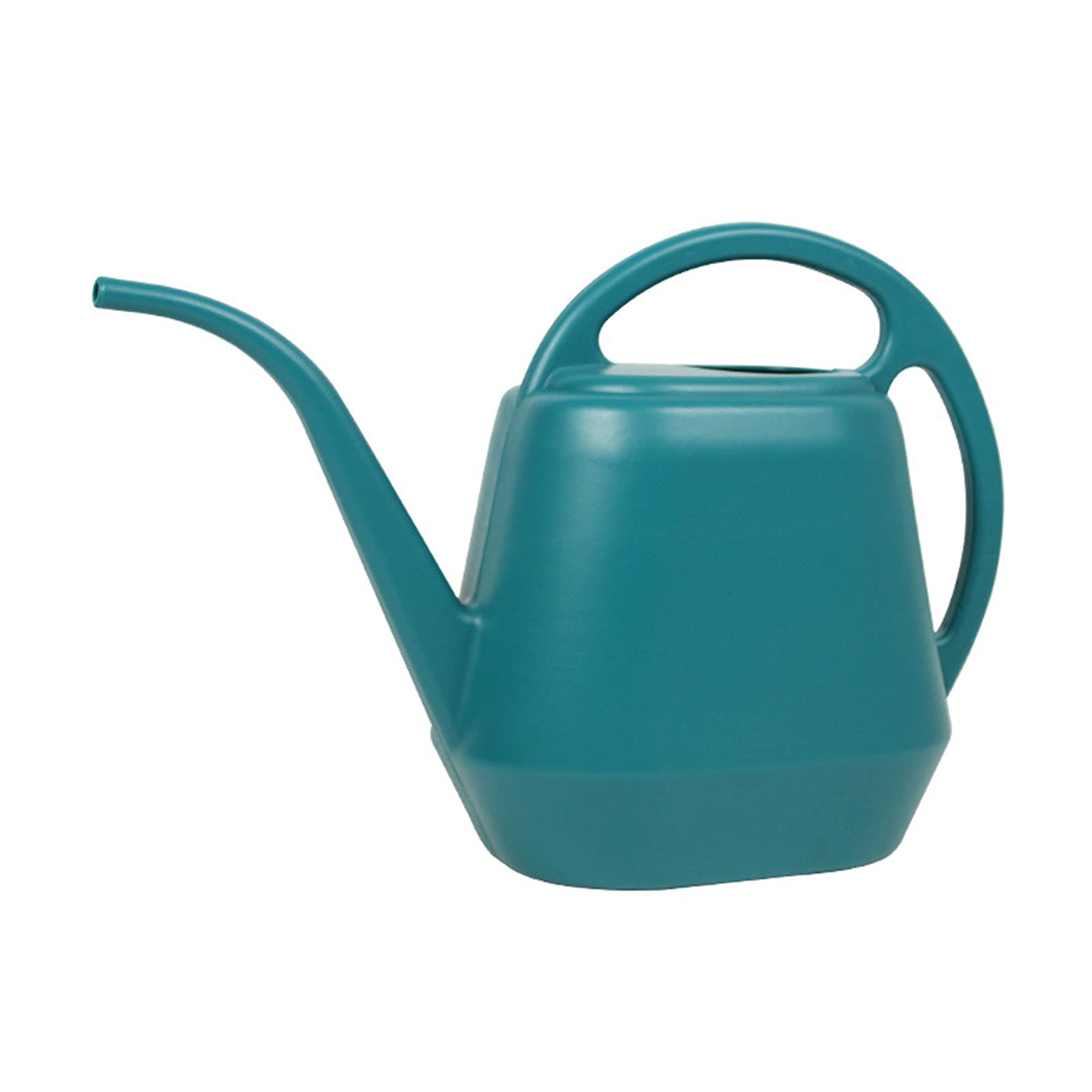 MISNODE 4L Plastic Watering Can for Indoor Plants, Garden Watering Pot for Outdoor Plant House Flower, Modern(Green)