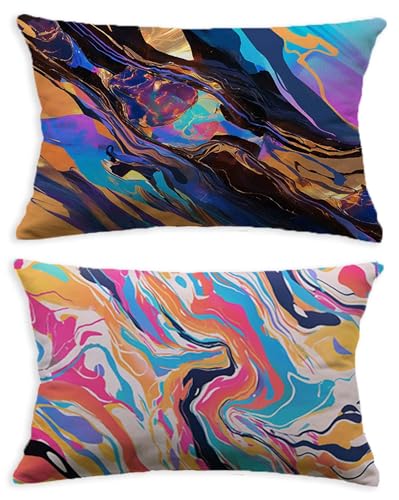 Taie d'oreiller 40x70 velours marbre avec fermeture éclair - 3