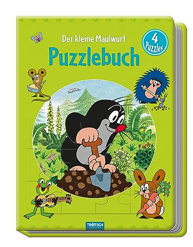 Puzzlebuch Der kleine Maulwurf, 4 Puzzles: Beschäftigungsbuch...