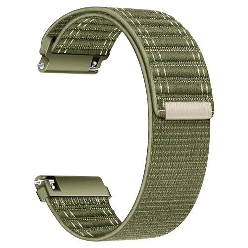 Image of ACM Watch Strap Soft Nylon 22mm compatible with Universal 22mm Size Replacement Strap Smartwatch Sports Band