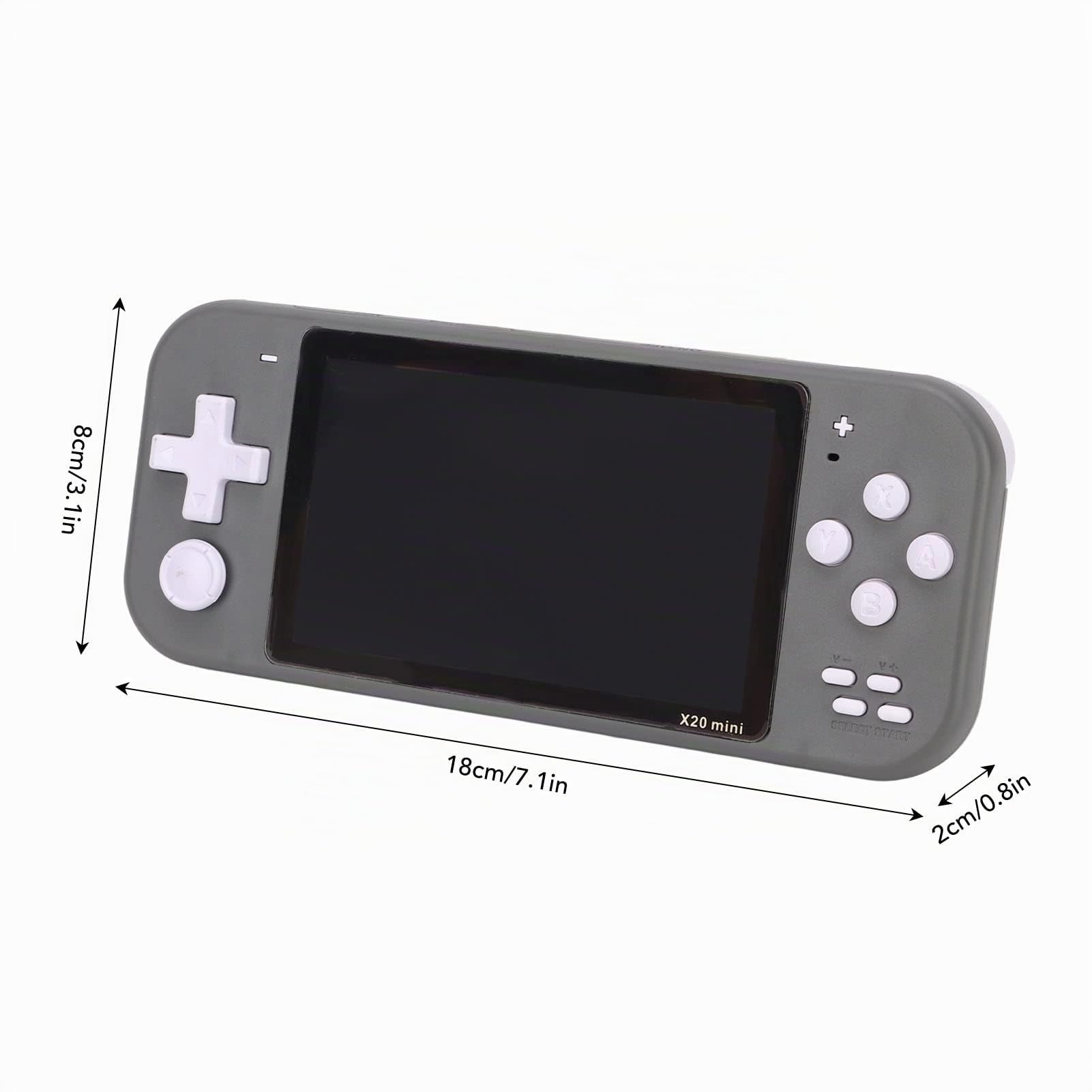Console de Jeu Portable, Écran Couleur 4,3 Pouces, Contrôles Manuels, Idéal pour Enfants et Adultes, avec Émulateurs