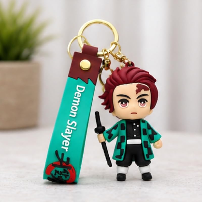 Image of Cute 3D Keychain | Keyring & Quirky Bag Charm | Hard Silicone, Unbreakable | Travel Essential | Kids Friendly | Strap & Bag Hook