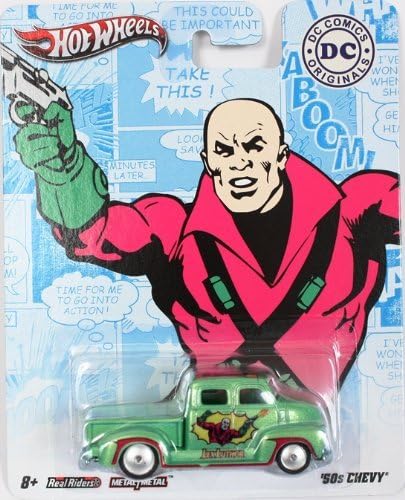Hot Wheels LEX Luthor 50'S Chevy DC Comics Originals 2011 Nostalgia Series 1:64 Scale Superman Die-Cast Vehicle
