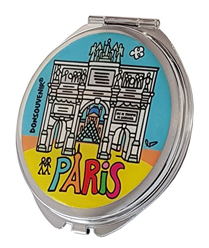 DONSOUVENIR Espejo DE Mano Paris. Modelo: LOUVRE