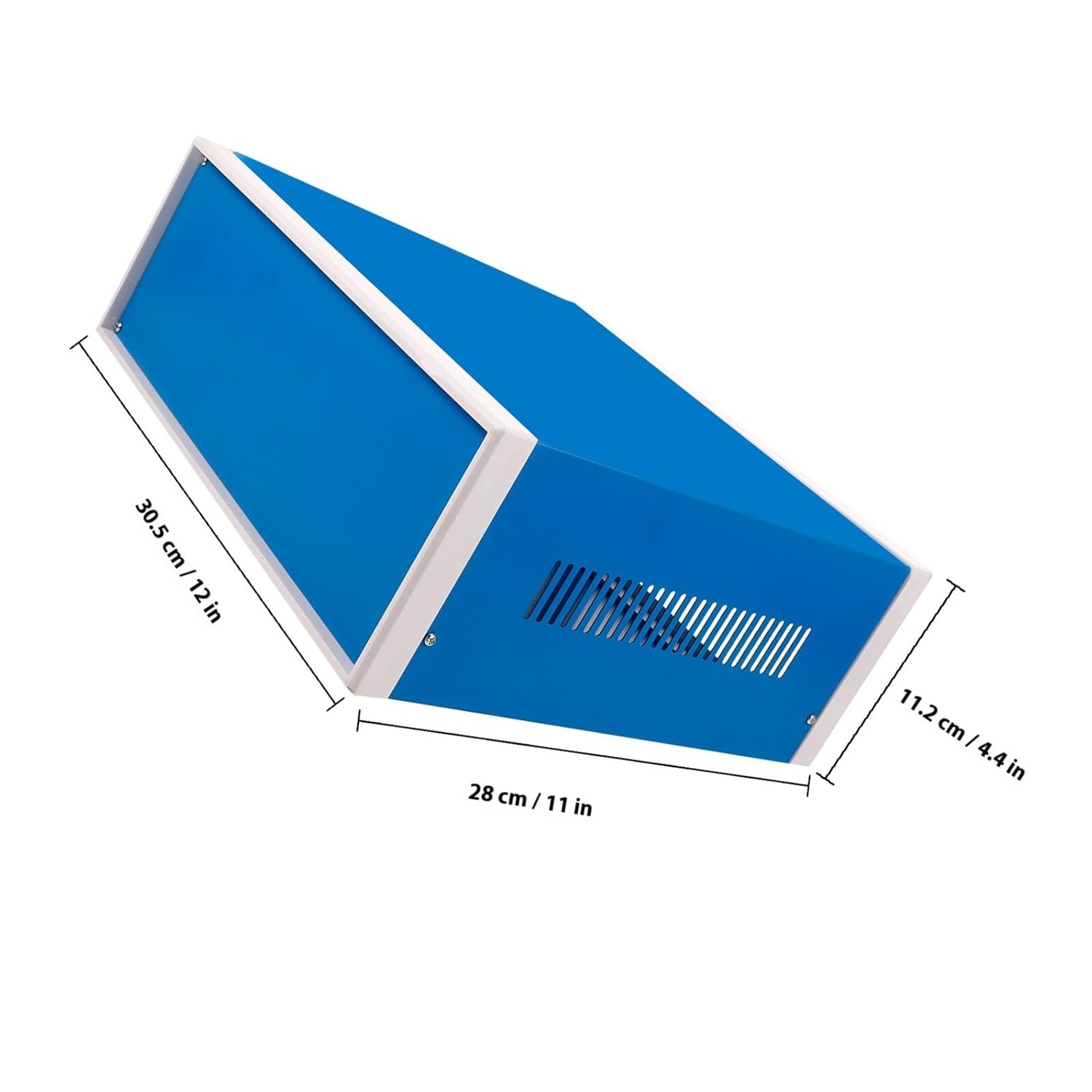 Metal Electrical Enclosure Box 115x310x285mm Weatherproof Power Junction Box Metal Project Case for Outdoor Electronics Protection