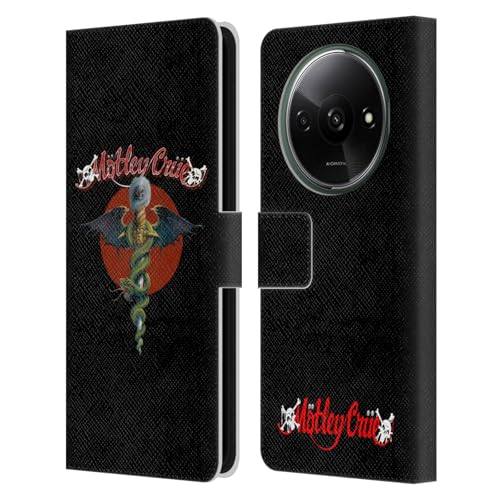 Head Case Designs Officially Licensed Motley Crue Dr. Feelgood Tour Graphics Leather Book Wallet Case Cover Compatible with Xiaomi Redmi A3