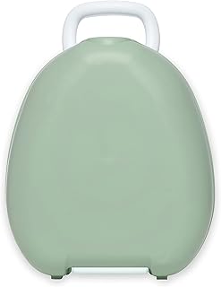 My Carry Potty - Green Pastel Travel Potty, Award-Winning Portable Toddler Toilet Seat for Kids to Take Everywhere
