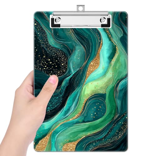 Image of Small Plastic Clipboard 6 x 9 in, Standard A5 Size Fashion Clip Board