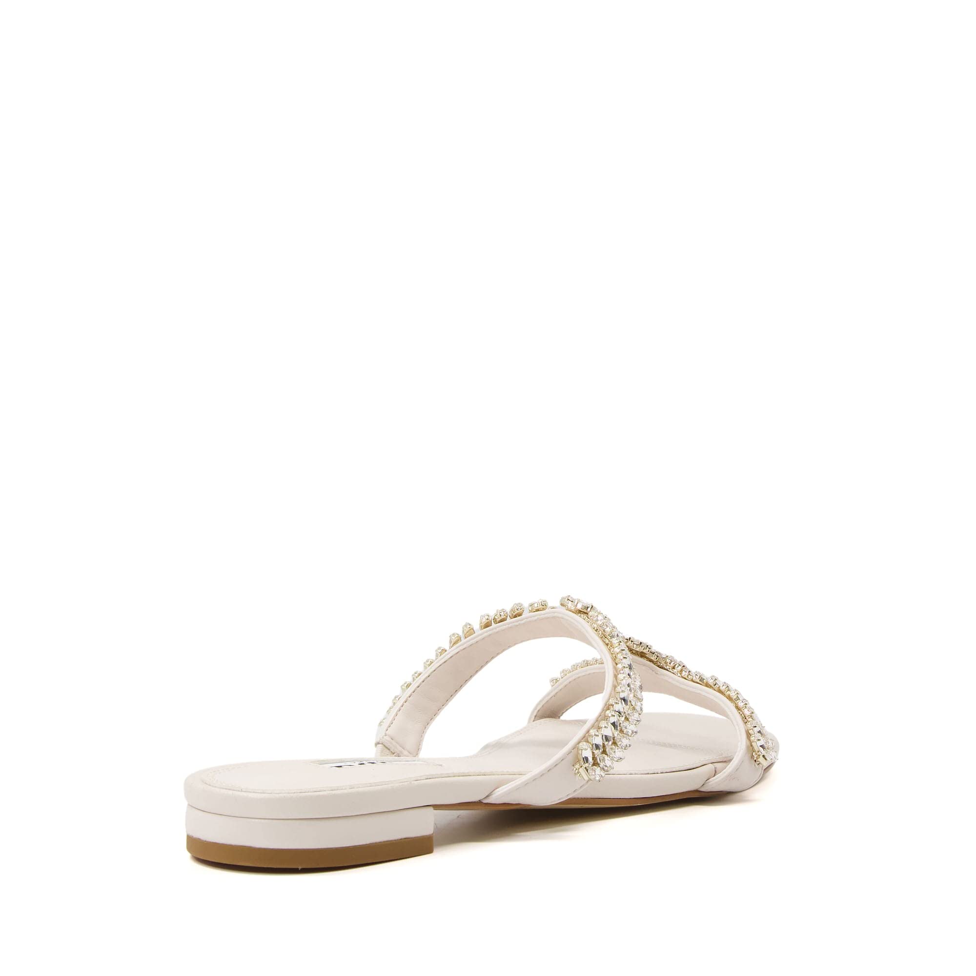 DuneLondon Womens Square Toe Flat Sandals