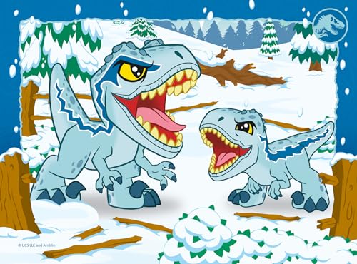 Ravensburger Puzzle Jurassic World Pour Enfants 4 Puzzles Solides - vue 4