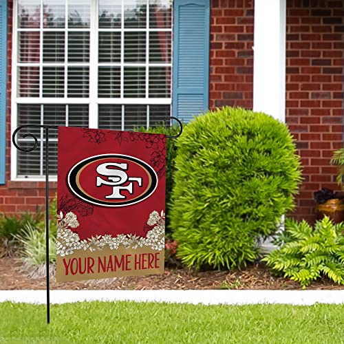 Image of Rico Industries NFL Standard /Primary Personalized 13 inch x 18 inch Double Sided Garden Flag