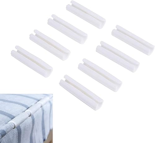 20 piezas de pinzas para sábanas de cama, sujetadores de sábanas de cama, sábanas de colchón, hebillas fijas, retenedores de clips anticorrer