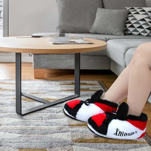 Slippers for Women and Men Fuzzy Fluffy Sneaker Slippers Comfy Warm Cozy House Plush Lounging Slippers Slip-on Indoor Outdoor2