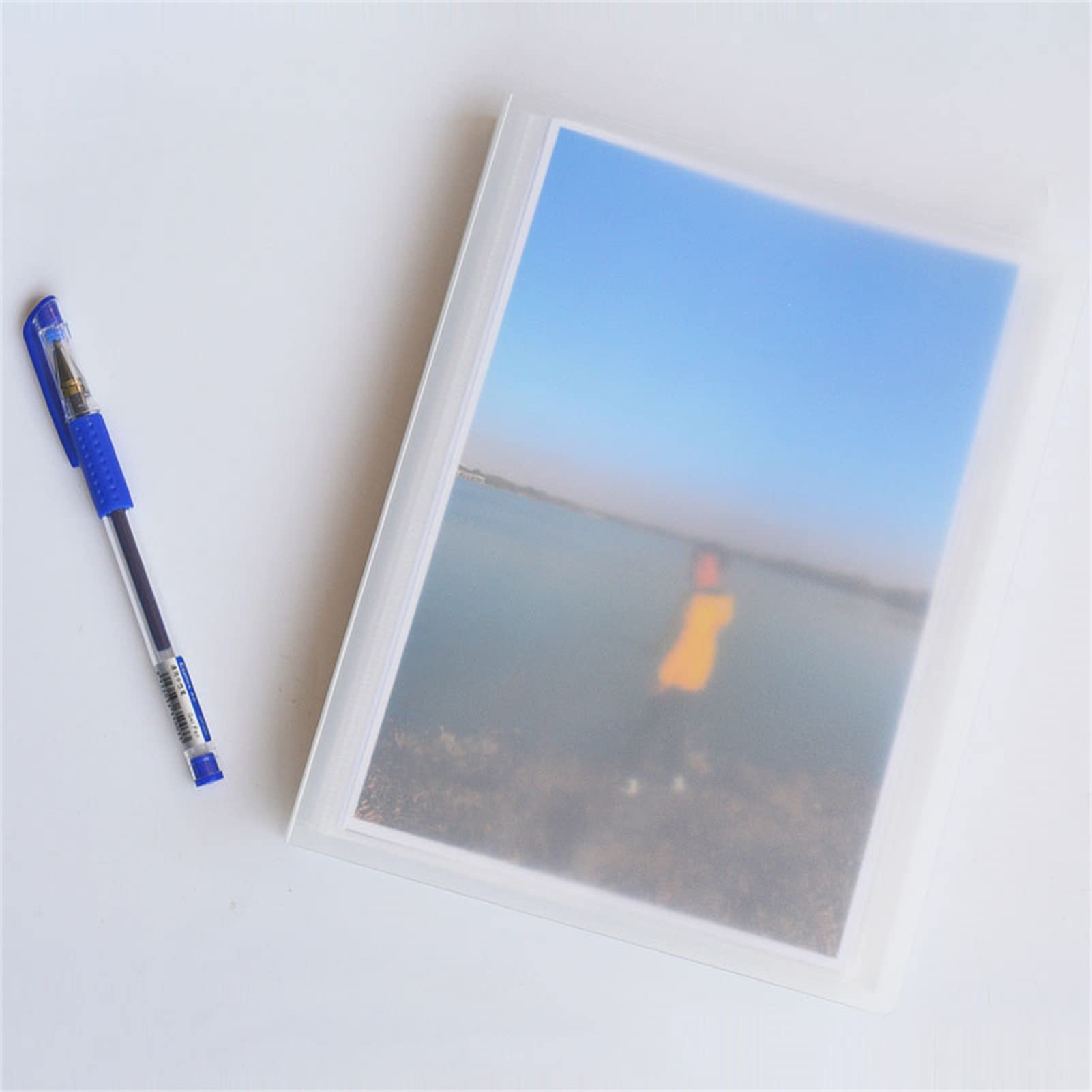 Bodas, Viajes, álbum de Recortes de Fotos de bebés 40 páginas, Transparentes por Ambos Lados, Pueden Contener 80 Fotos, for Aniversario de Bodas Familiar(5 Inches)