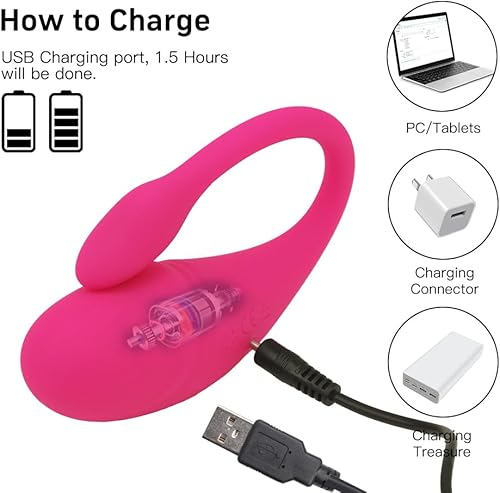 Miniatura 5 de LEVETT Juguetes sexuales para adultos con control de aplicación, estimulador de clítoris, vibrador de punto G, 9 vibradores + 4 modos inteligentes