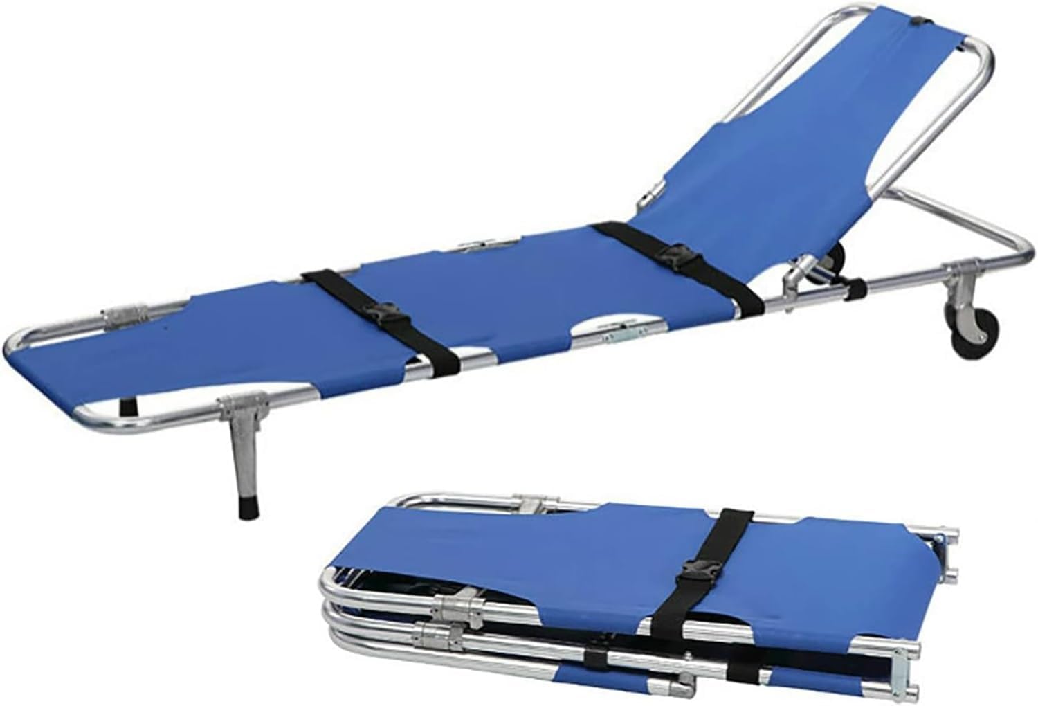 Portable Folding Stretcher, Multifunctional First Aid Stretcher, Portable Foldable Transport Stretcher Emergency Stretcher Patient Transport Rescue Stretcher Gurney Stretcher Bed