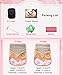 Fiunkes 21 Keys Thumb Piano Crystal Kalimba, 17 Key Finger Piano Musical Gift, Transparent Acrylic C Tone with EVA Bag, Stickers, Tuning Hammer, Cleaning Cloth,17keys Sakura