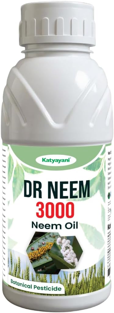 Katyayani Dr Neem Oil 3000 ppm | Neem Seed Extract Based Crop Protection Solution | Supports Healthy Plant Growth | Suitable for All Crops 1L
