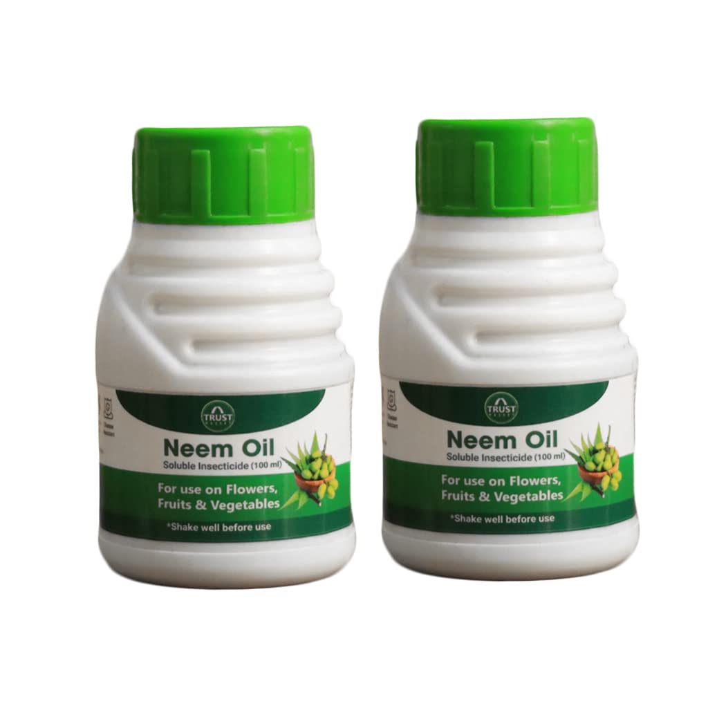 TrustBasket Neem Oil for Plants (200ml) | Organic Eco-Friendly Pesticide to Reduce Harmful Pests and fungus | Acts as Bactericide, Fungicide, Ovicide, and larvicide (B07F8R7JPP) Amazon Price History, Amazon Price Tracker