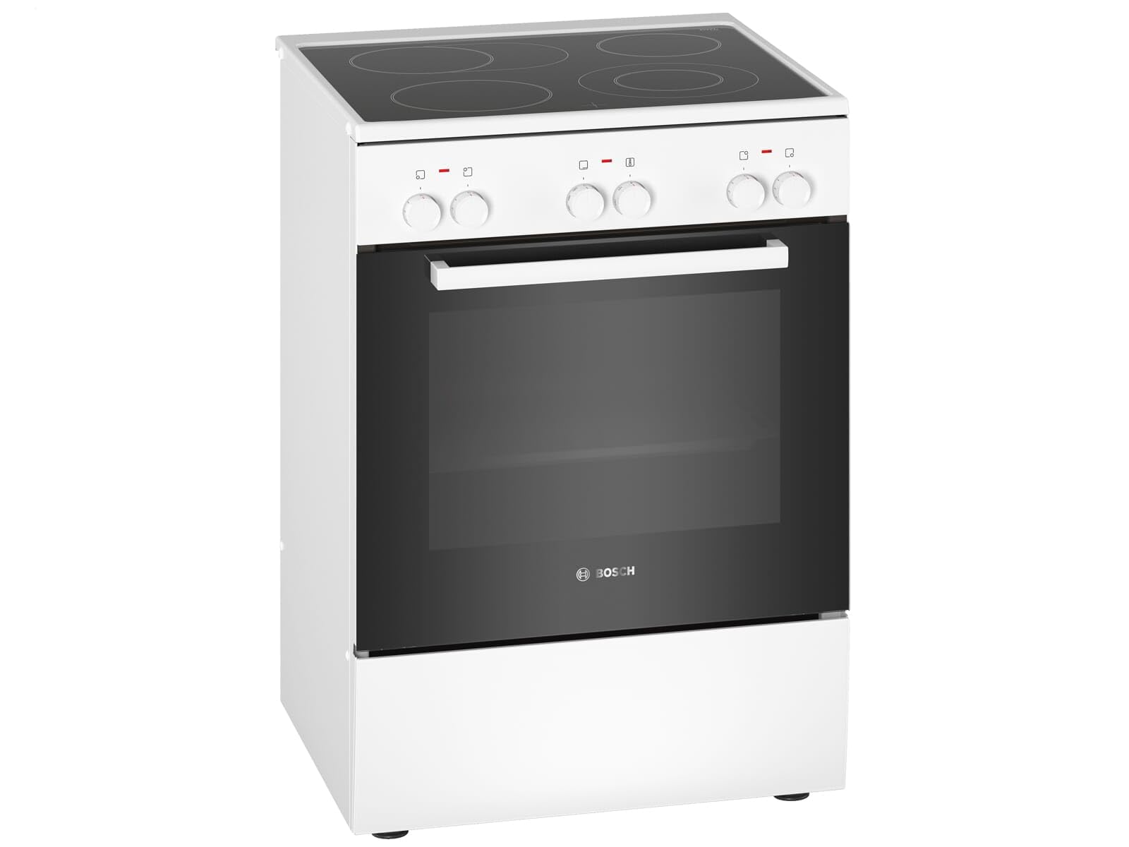 Bosch HKA090220 four et cuisinière Blanc Céramique A - Fours et cuisinières (Cuisinière, Blanc, Rotatif, Blanc, Devant, Céramique)
