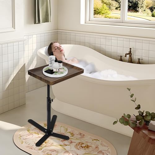 Table d'appoint réglable et pivotante à 360° pour optimiser l'espace près de votre canapé - 7