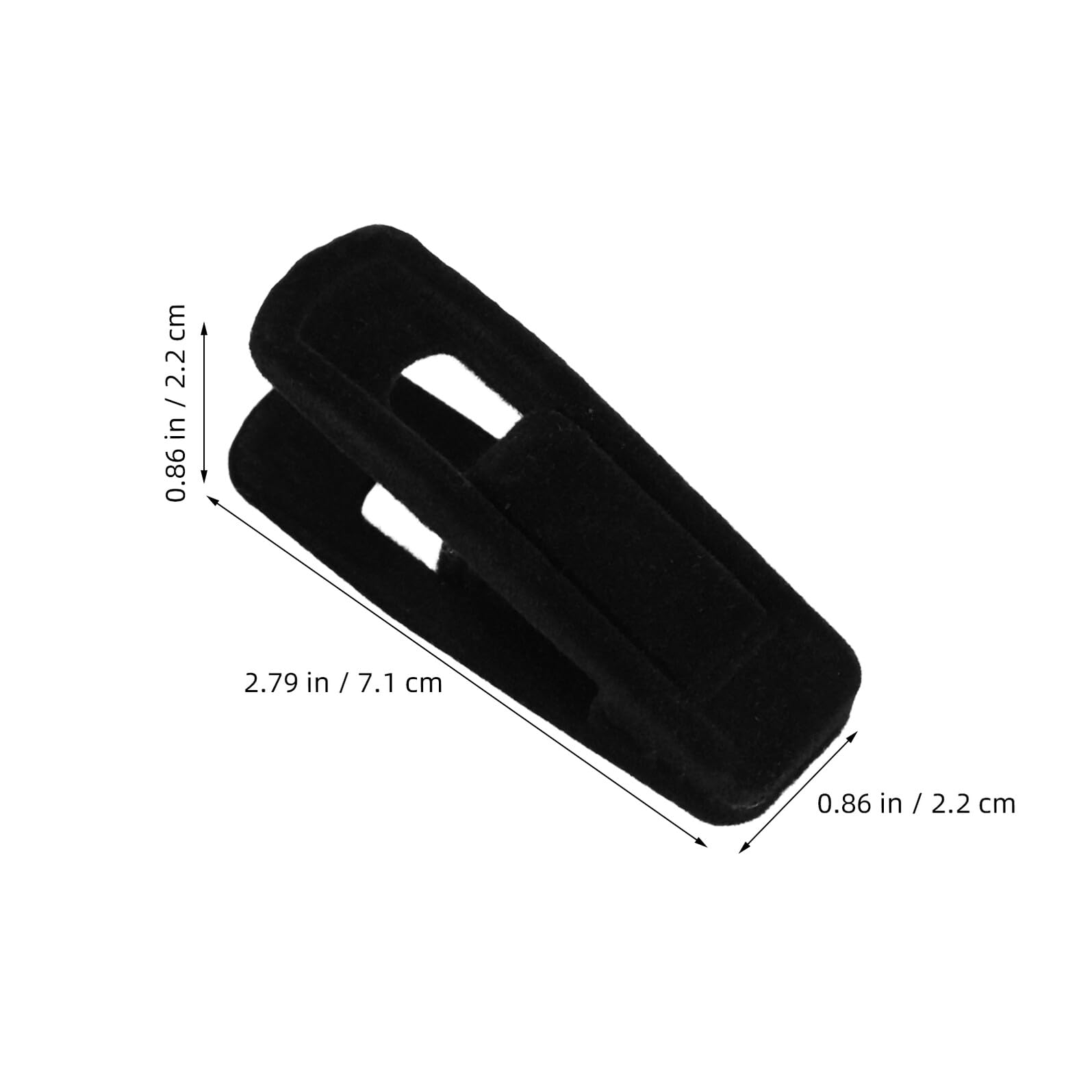 Sosoport Pinzas de Plástico para Ropa Revestimiento de Terciopelo Negro, Antideslizantes y Resistentes al Viento, Paquete de 50 Unidades para Secado en Balcón y Lavandería, Ideales