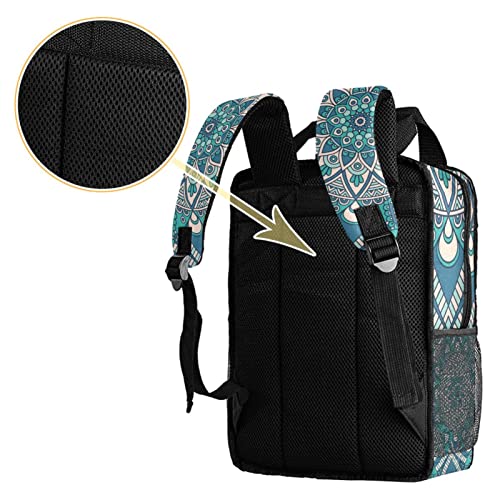 Sac à dos pour garçons ajustable avec motif papillon multicolore